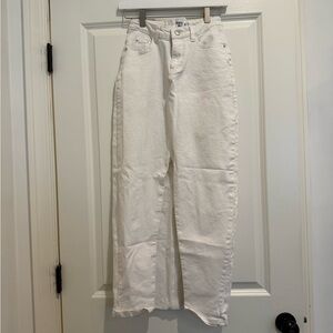 Princess Polly White Maxi Denim Skirt